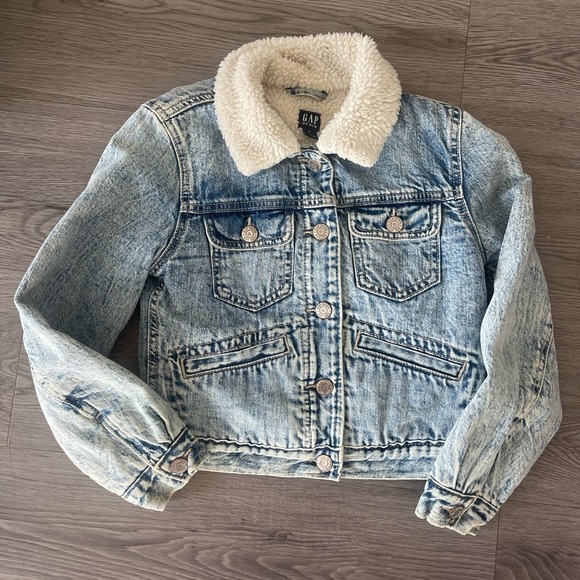 Gap Sherpa denim jacket - Picture 1 of 5